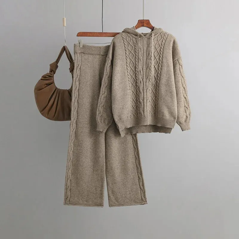 ROSALINDA – Super Comfortable Oversized Knitted Suit Set