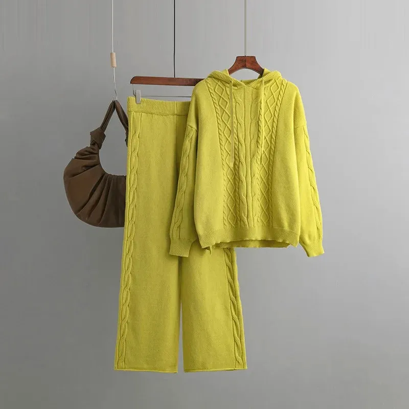 ROSALINDA – Super Comfortable Oversized Knitted Suit Set