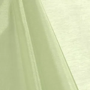 Sage Green 60"Wide 100% Polyester Soft Light Weight, Sheer Crystal Organza Fabric. Sold By The Yard