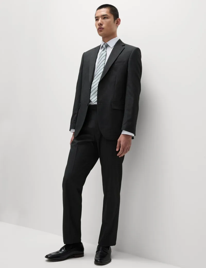 Slim Fit Easy Iron Cotton Blend Shirt