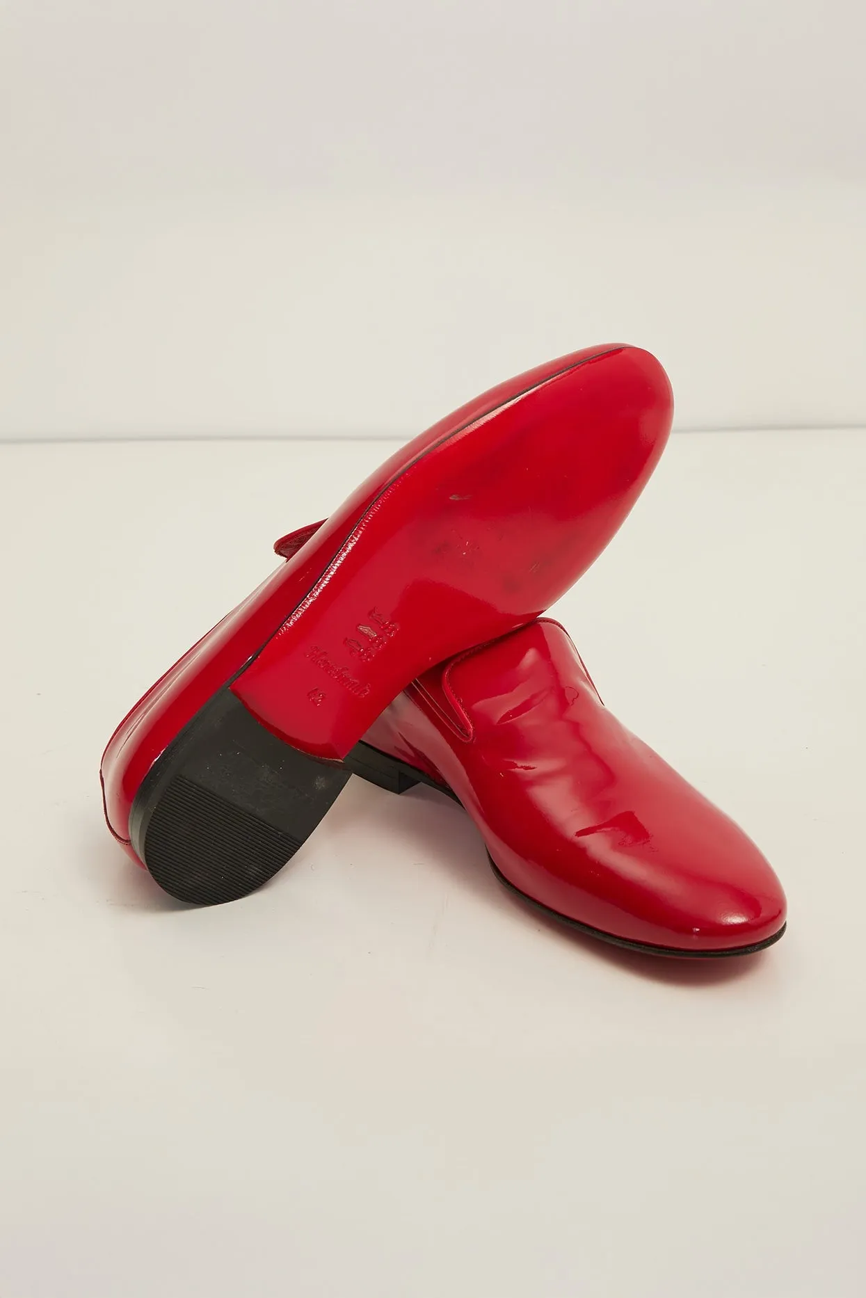 The Formal Leather Loafer - Red Patent