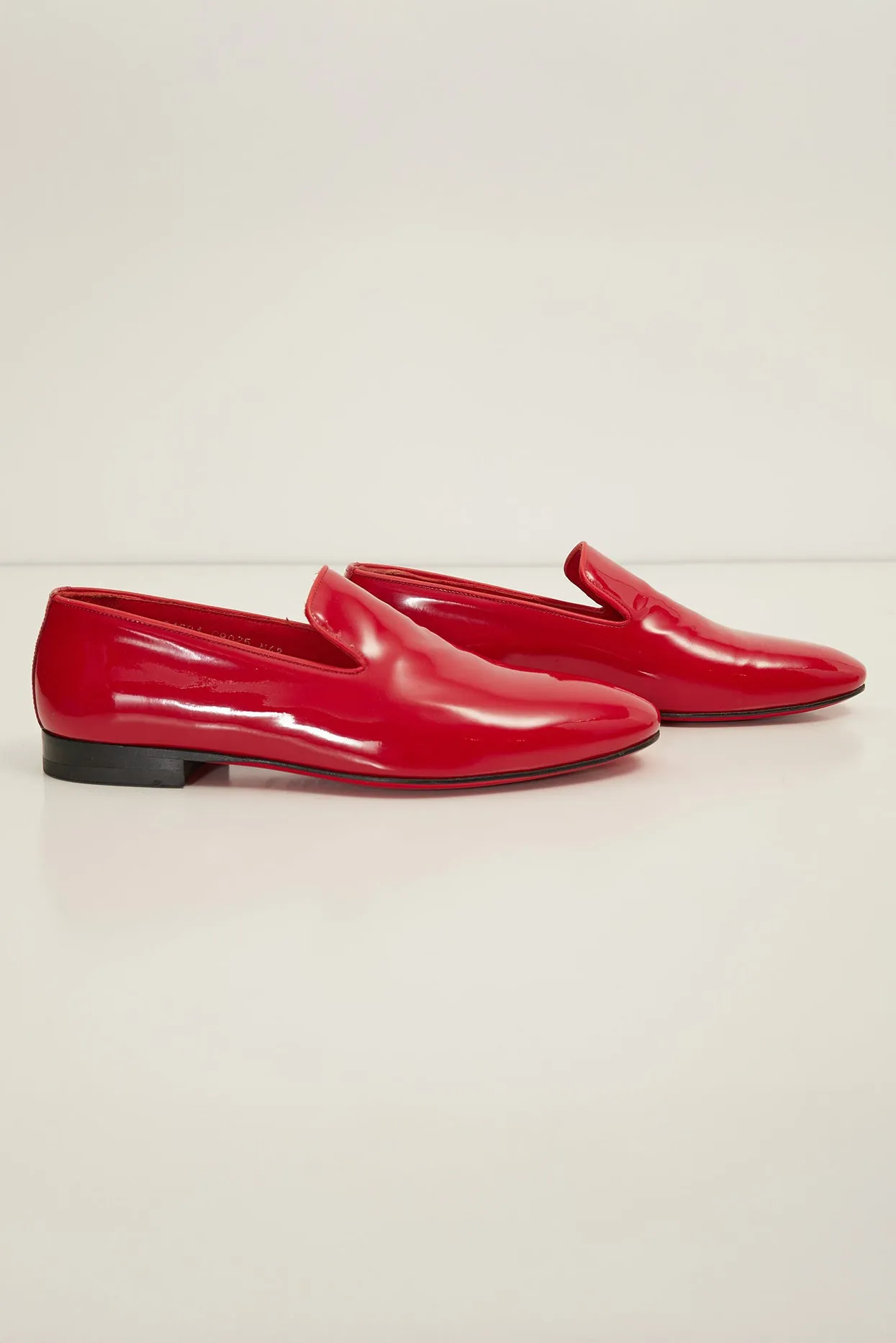 The Formal Leather Loafer - Red Patent