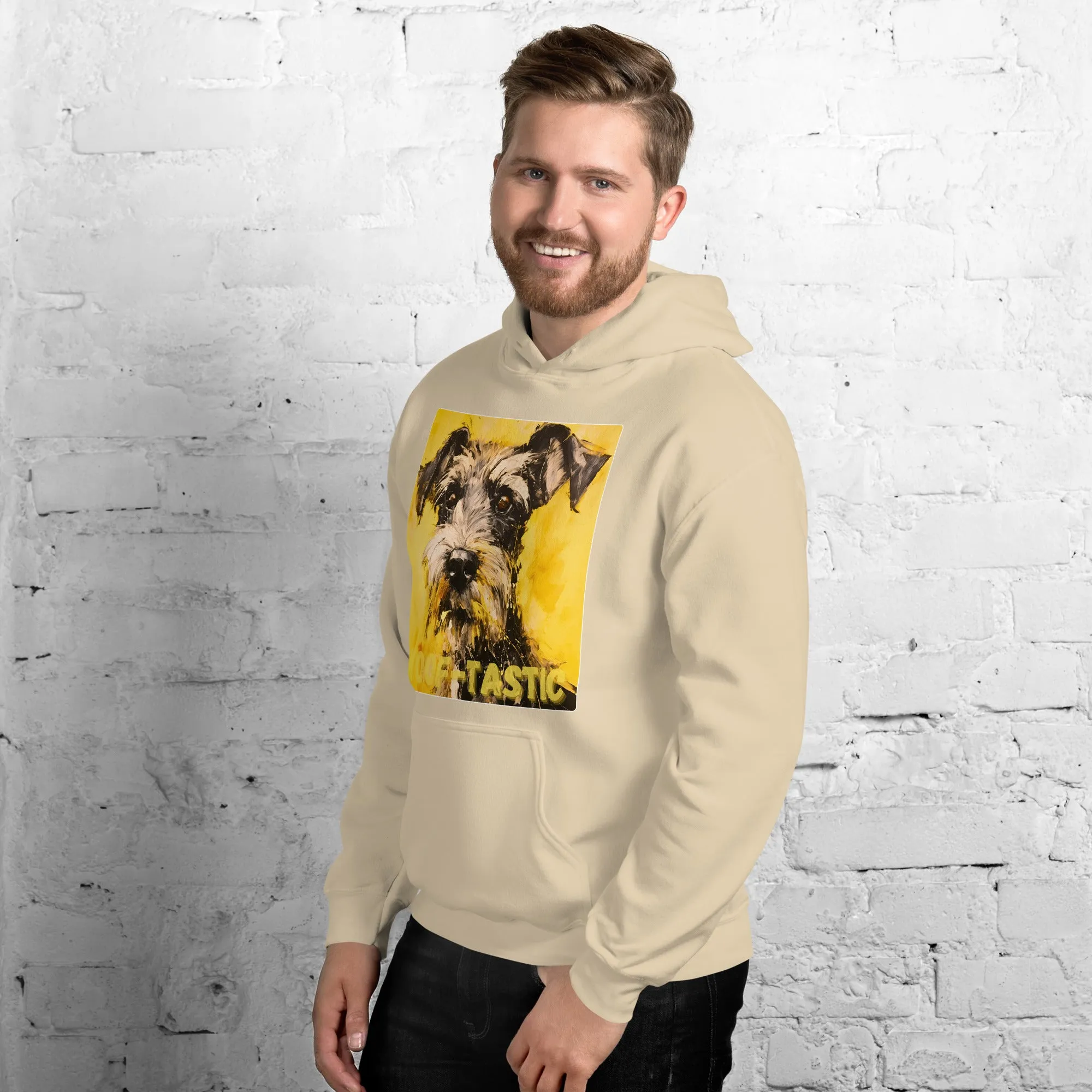 Unisex Hoodie, Woof-tastic Miniature Schnauzer