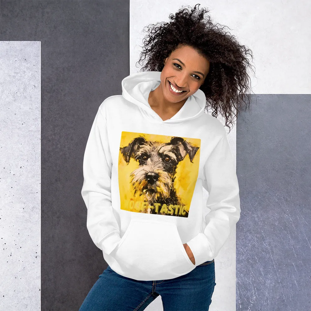 Unisex Hoodie, Woof-tastic Miniature Schnauzer