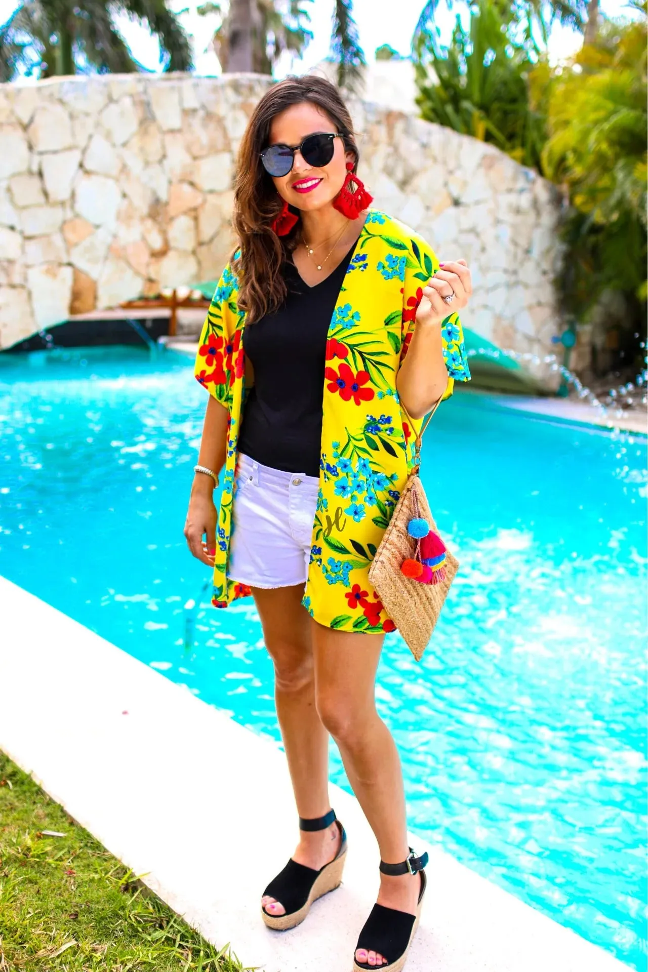 Walking on Sunshine Floral Kimono