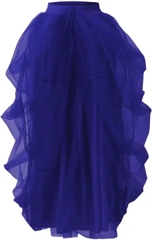 Women's Party High Waist Elastic Belt Casual Skirt for Women Party Night Poncho Women's Skirt Bubble Skirt Fringe