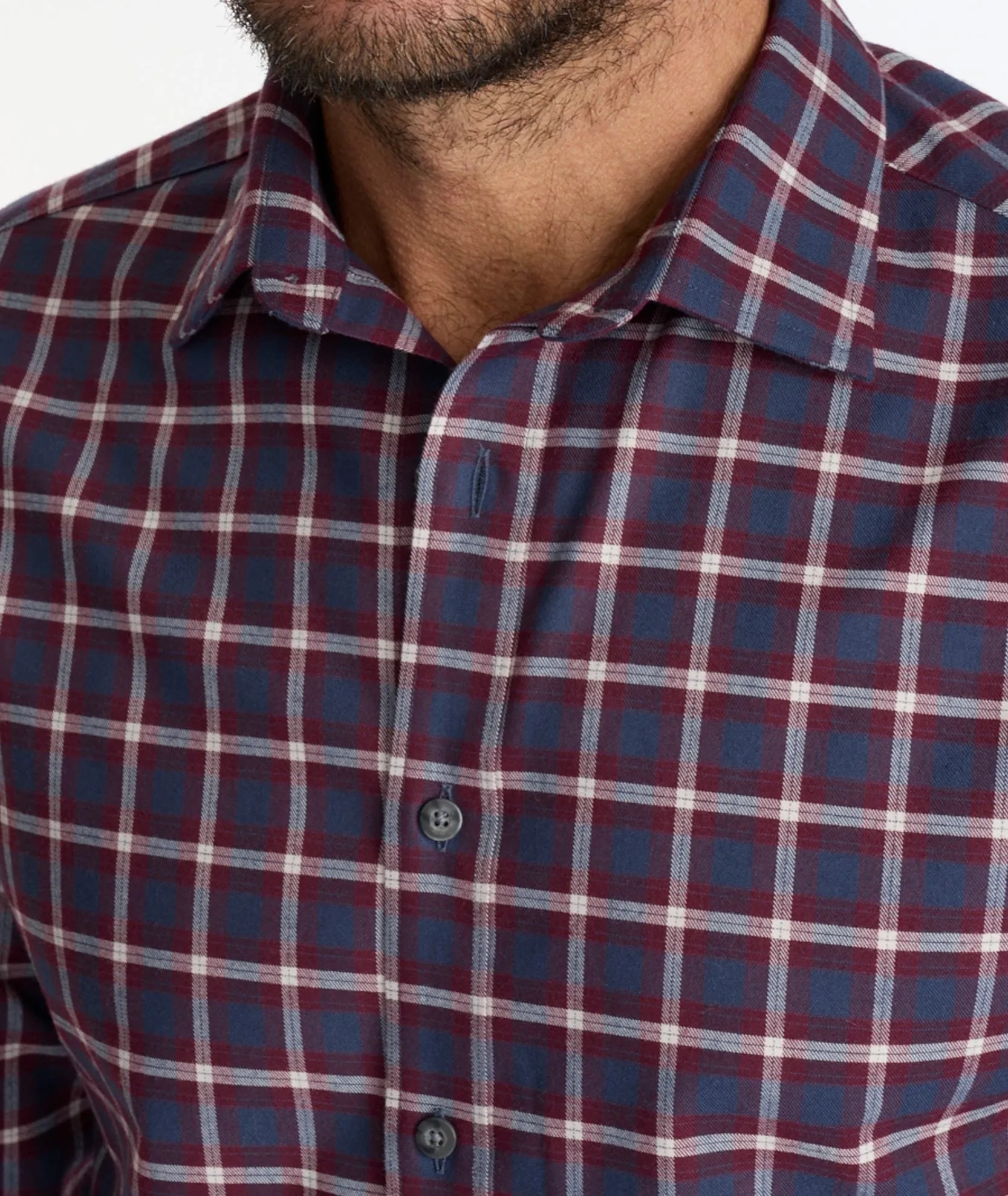 Wrinkle-Free Performance Flannel Taurino Shirt