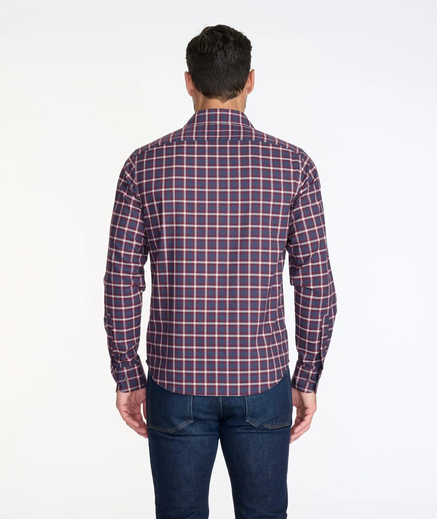 Wrinkle-Free Performance Flannel Taurino Shirt