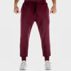 ZR Man Zip Pockets Comfortable Maroon Trouser 11693